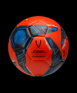 Мяч футбольный JOGEL Championship №5, оранжевый/синий/черный