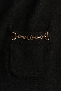 Vestido de punto con cadenas decorativas - H&m фото 2