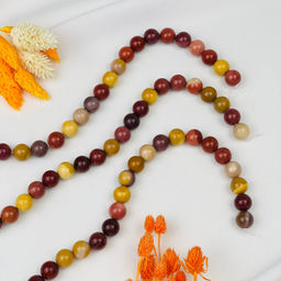 Бусины из Яшмы "Мукаит" (36 бусин) 38 см