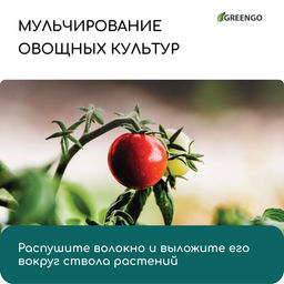 Волокно кокосовое, для мульчирования, 4 л, Greengo
