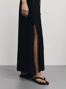 Платье миди из жатой вискозы / Zarina  фото 8