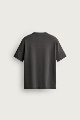 CAMISETA REGULAR FIT CUELLO PANADERO / Marr?n - Zara фото 6