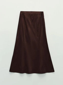 Юбка макси из искусственной замши ZR2604023503-27 / Zarina фото 9