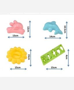 Формы для риса и др гарниров, набор Заяц+Дельфин+Подсолнух. 9046188 - Yiwu youda import & export co фото 2