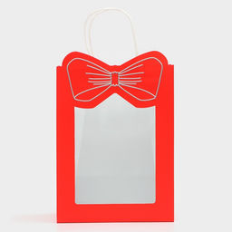 Цена за 12 шт. Пакет подарочный новогодний с оком Бант, 19?26?13 см - UPAK LAND фото 3