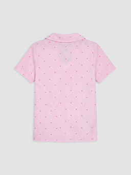 G?mlek Yaka K?z ?ocuk Pijama Tak?m