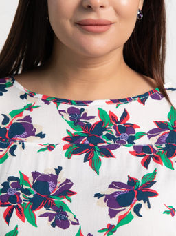 Блуза Элина (белая) Б15249-13М - Lt collection фото 6