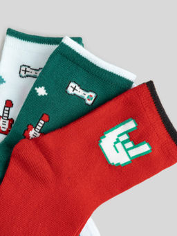 ACOOLA / Носки детские в наборе из 3 пар Sur цвет в ассортименте  фото 2