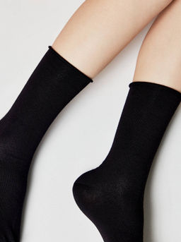 Цена за 2 пары. Носки Короткие CONTE Меланжевые носки COMFORT графит - Conte elegant фото 7