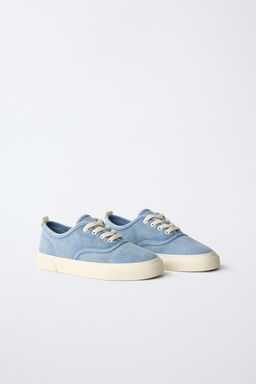 BAMBA CORDONES / Azul Lavanda - Zara фото 2