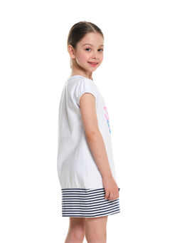 Платье UD 2953 бел/полос - Mini maxi фото 2