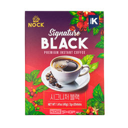 Кофе черный растворимый Премиум (Black Premium Instant Coffee) Нок / Nock, Корея, 40 г (20 пакетиков по 2 г) Акция