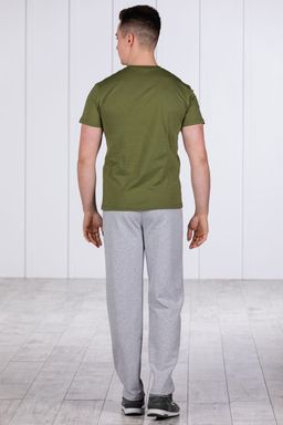 Брюки спортивные 
 3.MM138B-серый-светлый