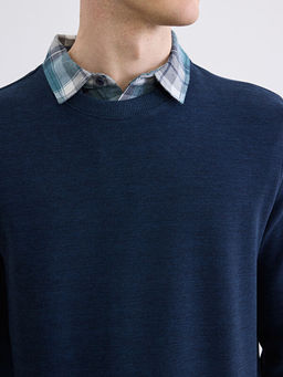 G?mlek Yaka Erkek Sweatshirt