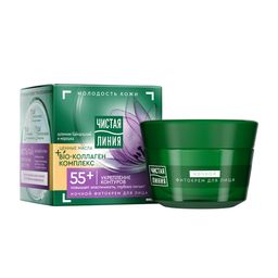 ЧИСТ.ЛИНИЯ д/лица крем от 55лет Ночн. Шлемник/Морошка бан.45мл