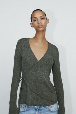 SOFT WRAP JACKET - Zara фото 7