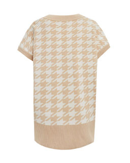 Жилет с орнаментом гусиные лапки - Incity фото 7