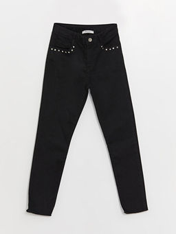 Super Skinny Fit K?z ?ocuk Jean Pantolon
