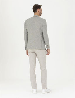 Bej Ex. Slim Fit Kuma_ Pantolon