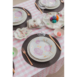 Салфетка сервировочная на стол Доляна Лофт, d=38 см, цвет коричневый  фото 8