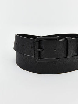 Deri G?r?n?ml? Erkek Kemer