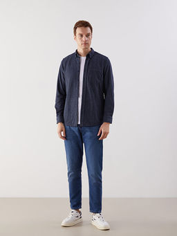 Regular Fit Uzun Kollu Gabardin Erkek G?mlek