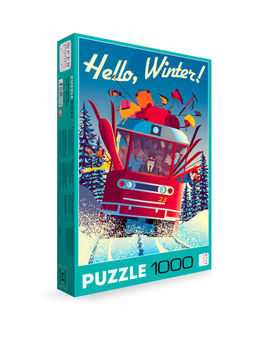 ФРЕЯ Пазл 1000 элемент. СК/Распродажа PZL-1000/26 Привет, Зима