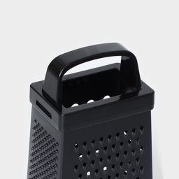 Тёрка четырёхгранная Доляна Тёмная ночь, 17 см, ручка МИКС  фото 2