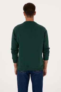 Erkek Koyu Ye_il Basic Sweatshirt Sepette S_rpriz _ndirim - U.s. polo assn фото 5