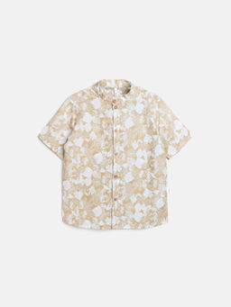 Рубашка хлопковая Тропики с коротким рукавом 7+