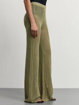 Прямые вязаные брюки / Zarina  фото 4