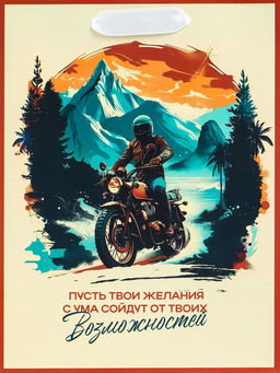 Пакет подарочный вертикальный Возможность, MS 18?23?10 см - UPAK LAND фото 3