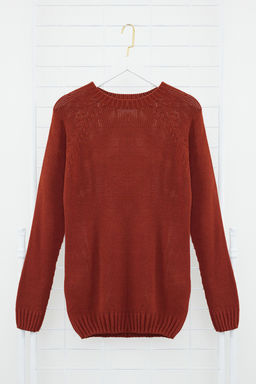 TRENDYOL MAN Kiremit Slim Fit Dar Kesim Bisiklet Yaka Reglan Kol Basic Triko Kazak TMNAW25KZ00000 - Trendyolmilla фото 69
