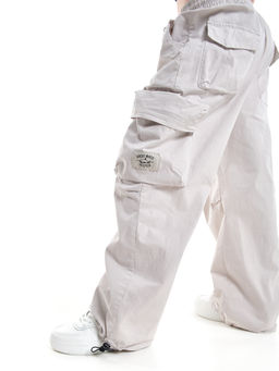 Брюки парашюты серые для подростков и детей 33-7492 св.серый