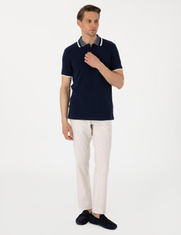 Bej Slim Fit Kuma_ Pantolon