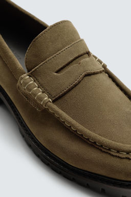 MOCAS?N PIEL TRACK ANTIFAZ / Beige - Zara фото 6