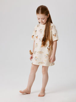 ACOOLA / Ночная сорочка детская для девочек Siguela белый  фото 2