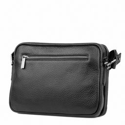 411-8 black, мужская кожаная борсетка Barcelo Biagi