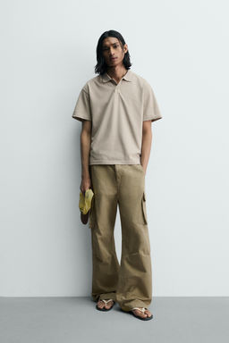 POLO RELAXED FIT LAVADO / Crudo