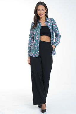 Рубашка Жаклин (тюльпаны, грин) - Diolche фото 13