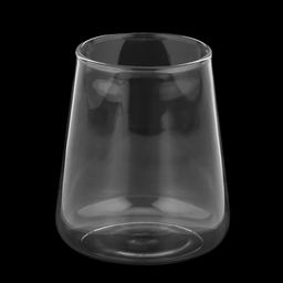 Стакан стеклянный "Пирамида" 450мл, д8,8см, h10,3см, горло д6,5см, в коробке (Китай)