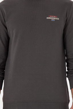 Мужской свитшот антрацитового цвета Неожиданная скидка в корзине - U.s. polo assn фото 6