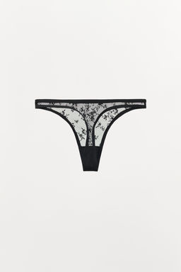 LACE THONG - Zara фото 11