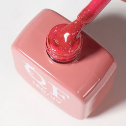 Гель лак для ногтей, неоновый, светоотражающий, трехфазный, 10 мл, LED/UV, розовый (17)