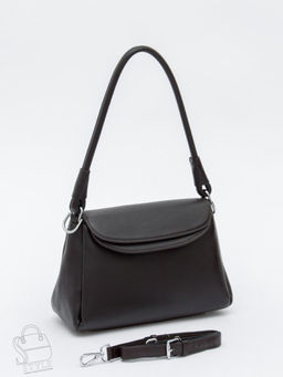 Сумка женская кожаная 2617-1YP coffee Polina&Eiterou