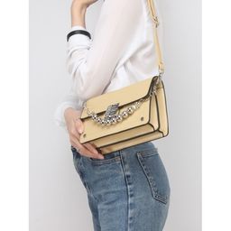 Сумка женская искусственная кожа C 190-9800, 1отд, плечевой ремень, бежевый SALE 246425 - Adelia фото 5