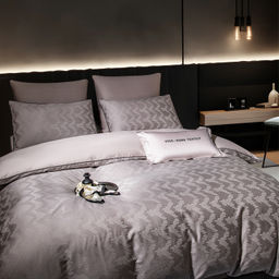 Комплект постельного белья Сатин-Жаккард Тессоро MT002 Евро 4 Наволочки