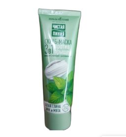 ЧИСТ.ЛИНИЯ д/лица скраб-маска 3в1 80мл