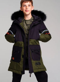 32311239 Пальто с полиуретановым покрытием для мальчиков