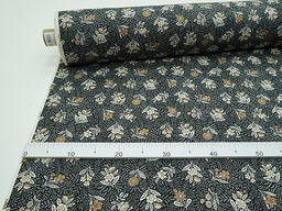 Импорт. хлопок Кармина цв.черный, ш.1.5м, хлопок-100%, 100гр/м.кв - Купава фото 6